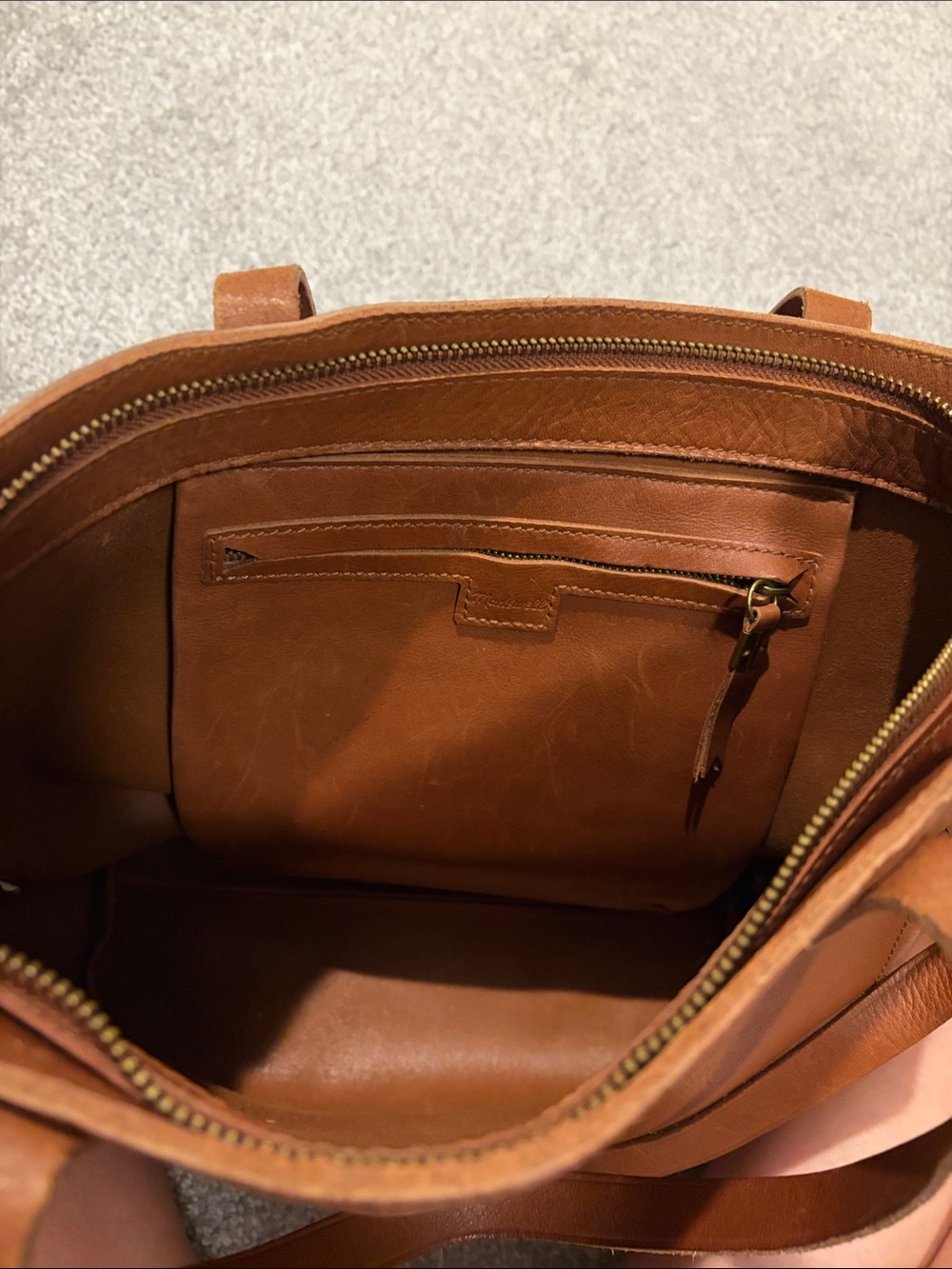 Madewell Leather medium transport tote - Picture 8 of 8